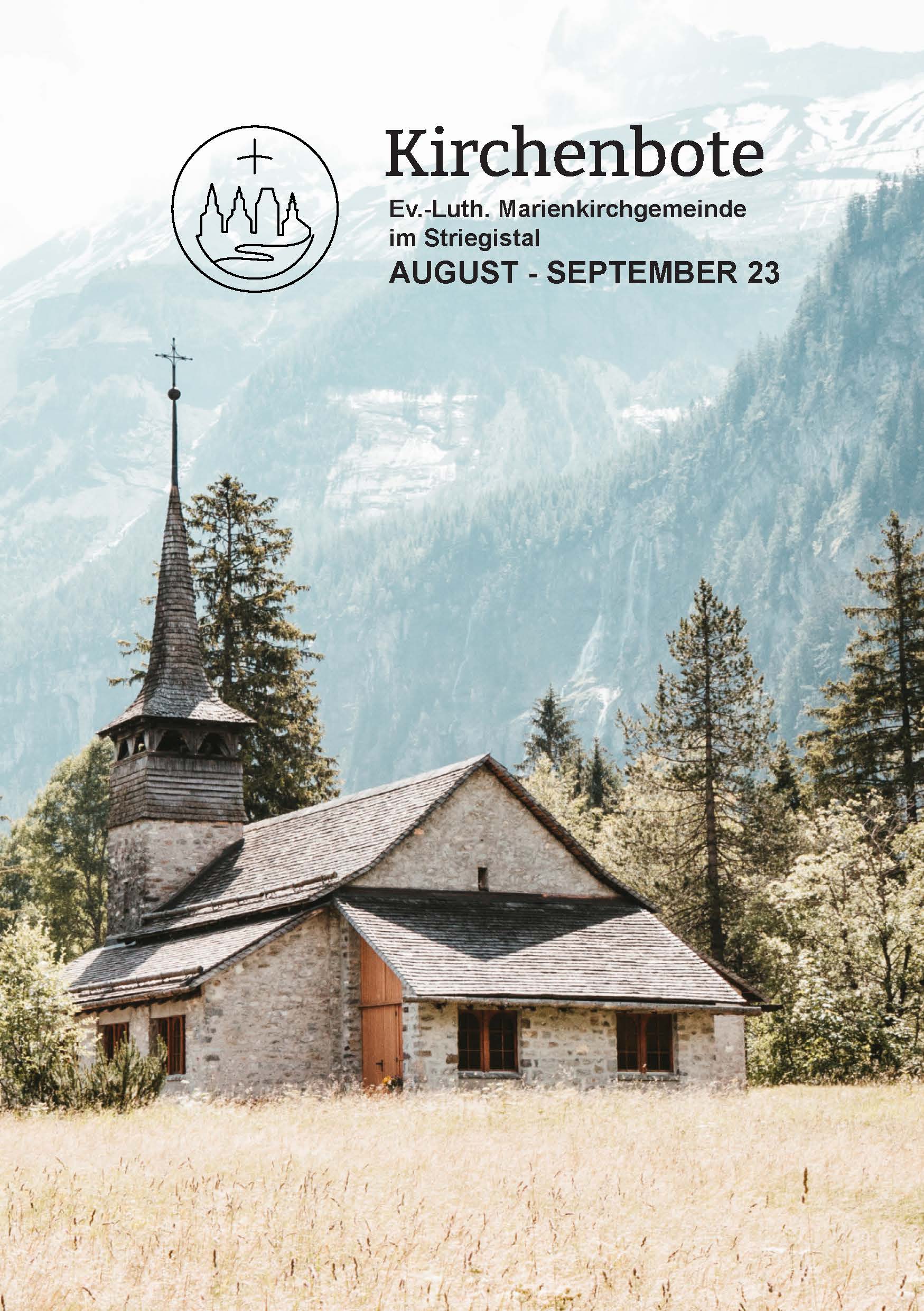 Kirchenbote August - September 23 zum Download